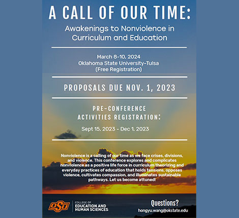 A Call Of Our Time: Awakenings to Nonviolence in Curriculum and Education (Mar 8-10 ’24)
